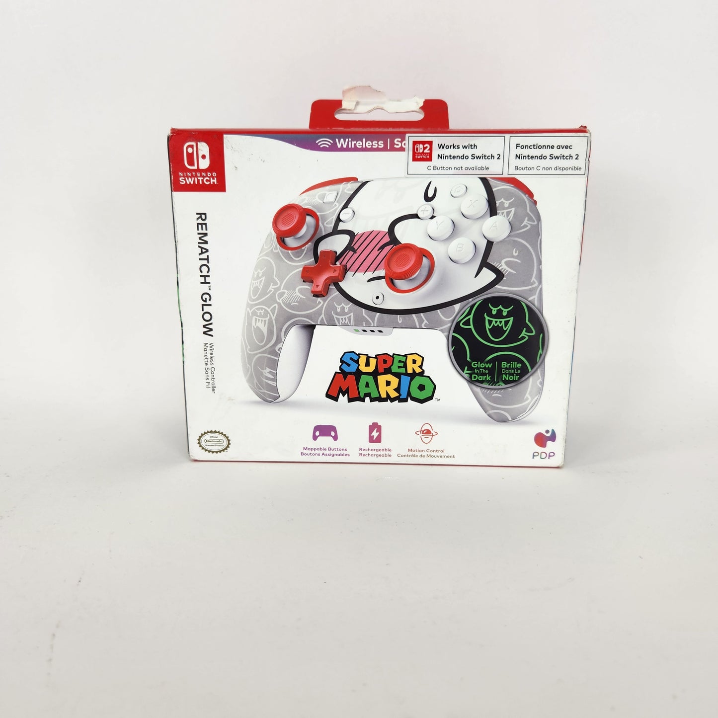 Nintendo Switch Controller 500-253-BOHO Boo Edition