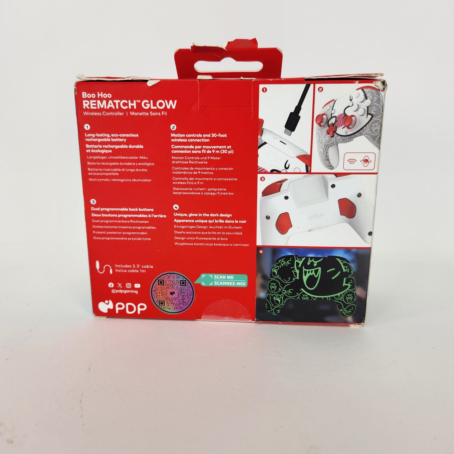 Nintendo Switch Controller 500-253-BOHO Boo Edition