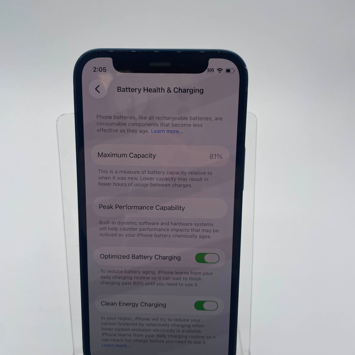Factory Unlocked Apple iPhone 12 Mini 128GB Blue MG683LL/A