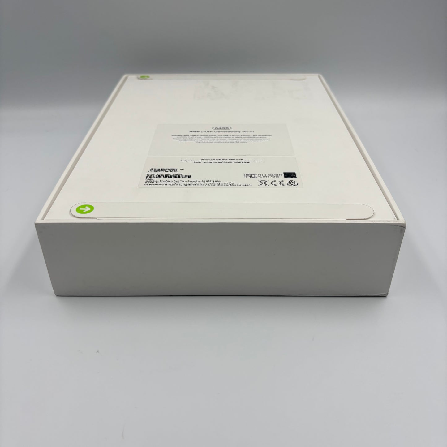 New WiFi Only Apple iPad 10th Gen 64GB Silver MPQ03LL/A